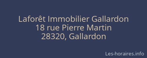 Laforêt Immobilier Gallardon