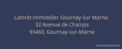 Laforêt Immobilier Gournay Sur Marne