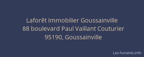 Laforêt Immobilier Goussainville