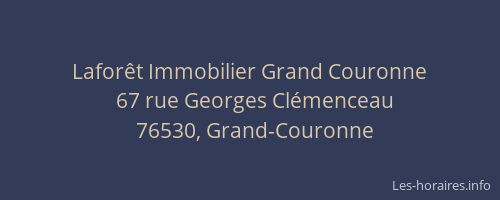 Laforêt Immobilier Grand Couronne