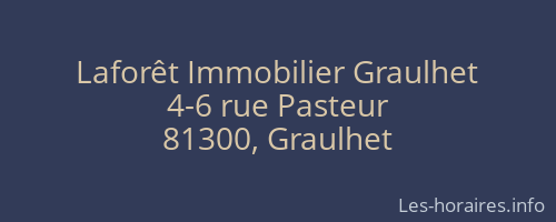 Laforêt Immobilier Graulhet