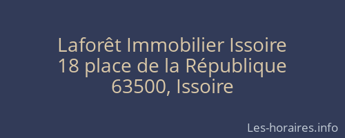 Laforêt Immobilier Issoire