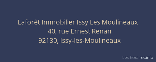 Laforêt Immobilier Issy Les Moulineaux
