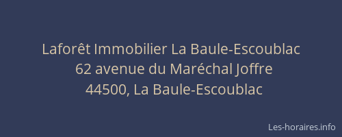 Laforêt Immobilier La Baule-Escoublac