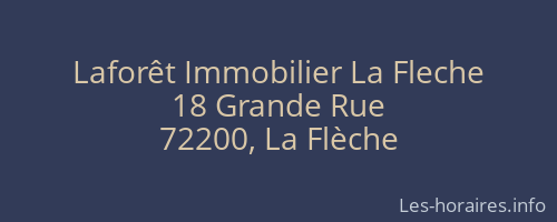 Laforêt Immobilier La Fleche