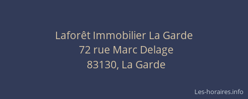 Laforêt Immobilier La Garde