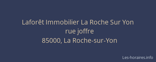 Laforêt Immobilier La Roche Sur Yon