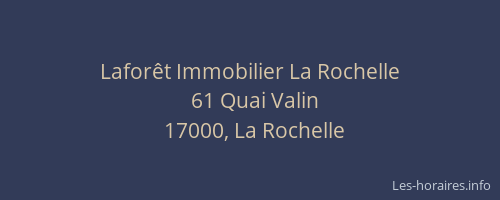 Laforêt Immobilier La Rochelle