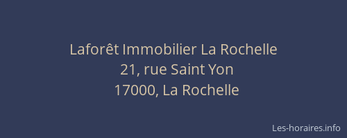 Laforêt Immobilier La Rochelle