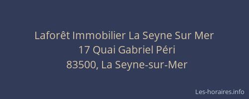 Laforêt Immobilier La Seyne Sur Mer