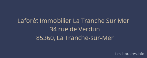 Laforêt Immobilier La Tranche Sur Mer