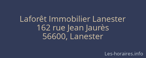 Laforêt Immobilier Lanester