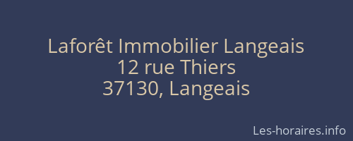 Laforêt Immobilier Langeais