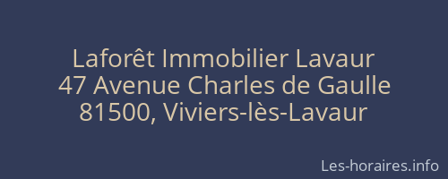 Laforêt Immobilier Lavaur