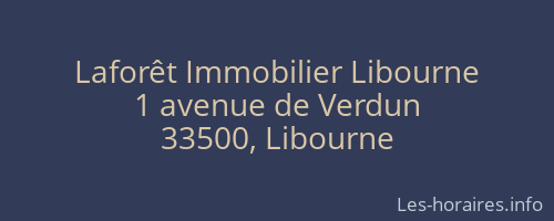Laforêt Immobilier Libourne