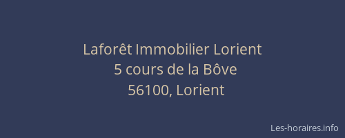 Laforêt Immobilier Lorient