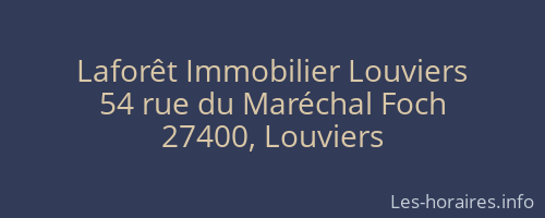 Laforêt Immobilier Louviers