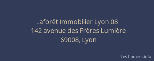 Laforêt Immobilier Lyon 08