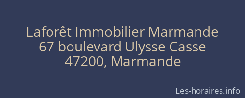 Laforêt Immobilier Marmande