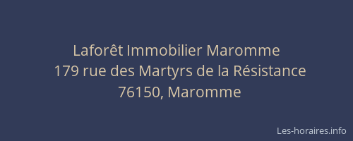 Laforêt Immobilier Maromme