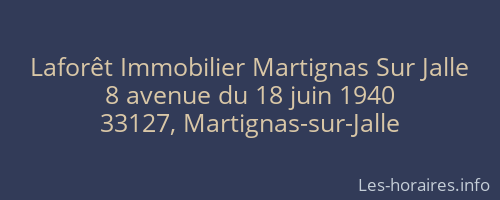 Laforêt Immobilier Martignas Sur Jalle