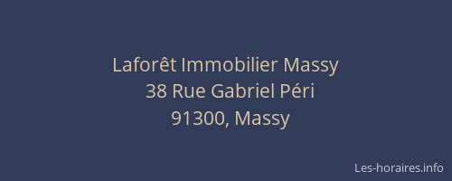 Laforêt Immobilier Massy
