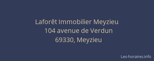 Laforêt Immobilier Meyzieu