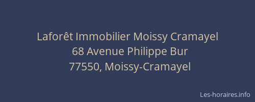 Laforêt Immobilier Moissy Cramayel