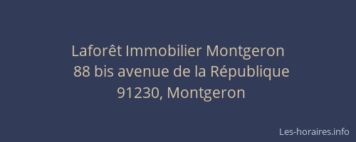 Laforêt Immobilier Montgeron