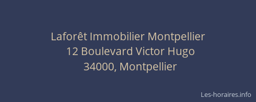 Laforêt Immobilier Montpellier