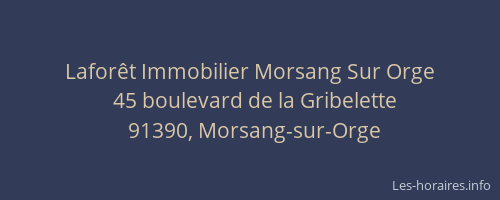 Laforêt Immobilier Morsang Sur Orge