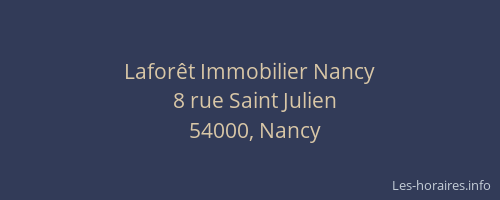 Laforêt Immobilier Nancy
