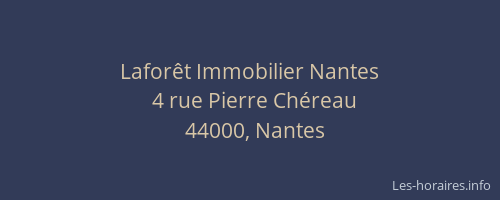 Laforêt Immobilier Nantes