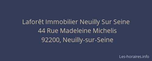 Laforêt Immobilier Neuilly Sur Seine