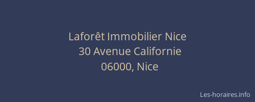 Laforêt Immobilier Nice