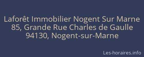 Laforêt Immobilier Nogent Sur Marne