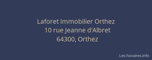 Laforet Immobilier Orthez