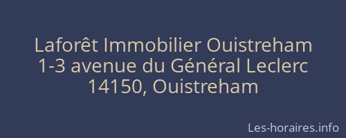 Laforêt Immobilier Ouistreham
