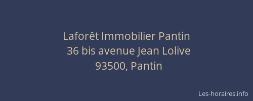 Laforêt Immobilier Pantin