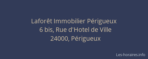 Laforêt Immobilier Périgueux