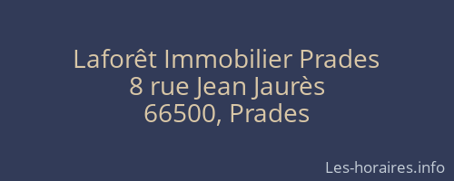 Laforêt Immobilier Prades