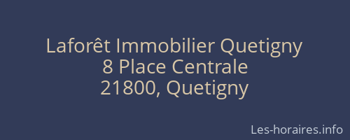 Laforêt Immobilier Quetigny