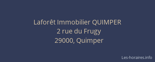 Laforêt Immobilier QUIMPER