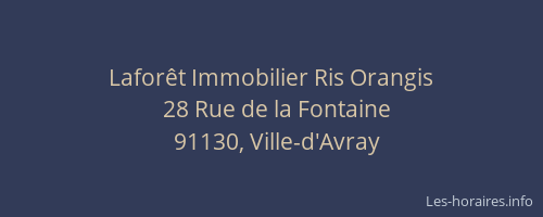 Laforêt Immobilier Ris Orangis