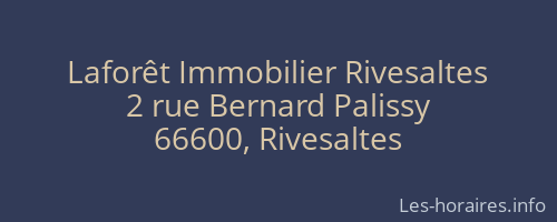 Laforêt Immobilier Rivesaltes