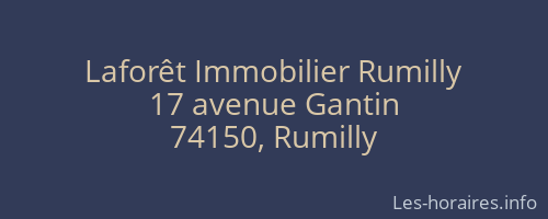 Laforêt Immobilier Rumilly