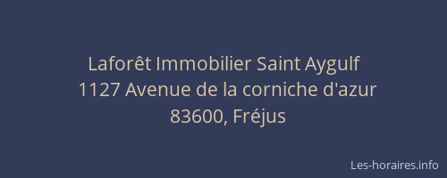 Laforêt Immobilier Saint Aygulf