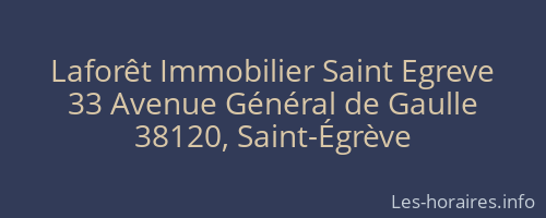 Laforêt Immobilier Saint Egreve