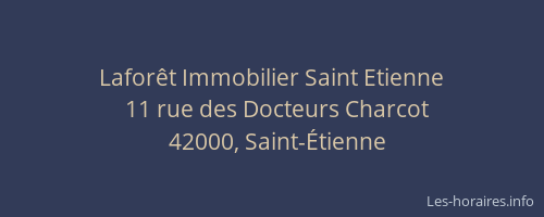 Laforêt Immobilier Saint Etienne