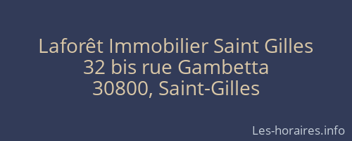 Laforêt Immobilier Saint Gilles